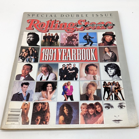Rolling Stone Magazine Covers Yearbook Double Issue Lot of 4- Years 1989-1992 - Picture 8 of 12